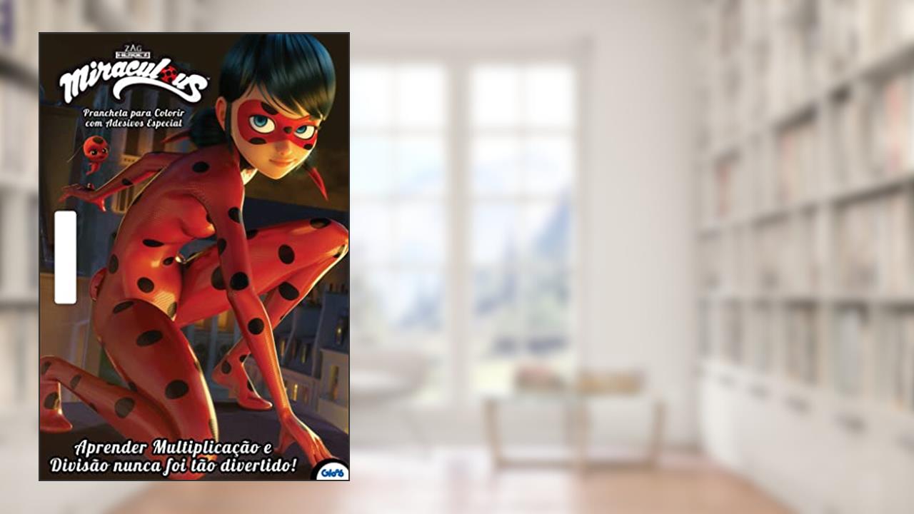 Ladybug - Prancheta para colorir com adesivos especial: Aprender multiplicação e divisão nunca foi tão divertido!, do autor On Line Editora