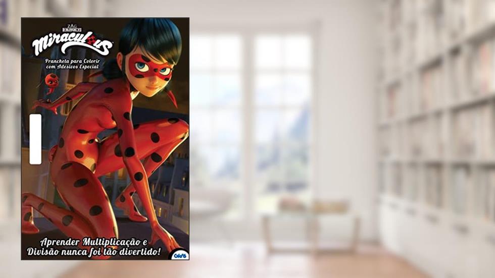 Ladybug - Prancheta para colorir com adesivos especial: Aprender multiplicação e divisão nunca foi tão divertido!, do autor On Line Editora