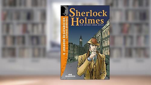 Capa de O Jogador Desaparecido e Outras Aventuras, do autor Sir Arthur Conan Doyle