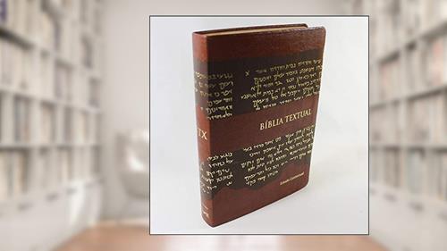 Capa de Bíblia Textual Estudo Contextual - Marrom, do autor Bv Books