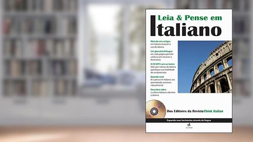 Capa de Leia e Pense em Italiano, do autor Editora Alta Books