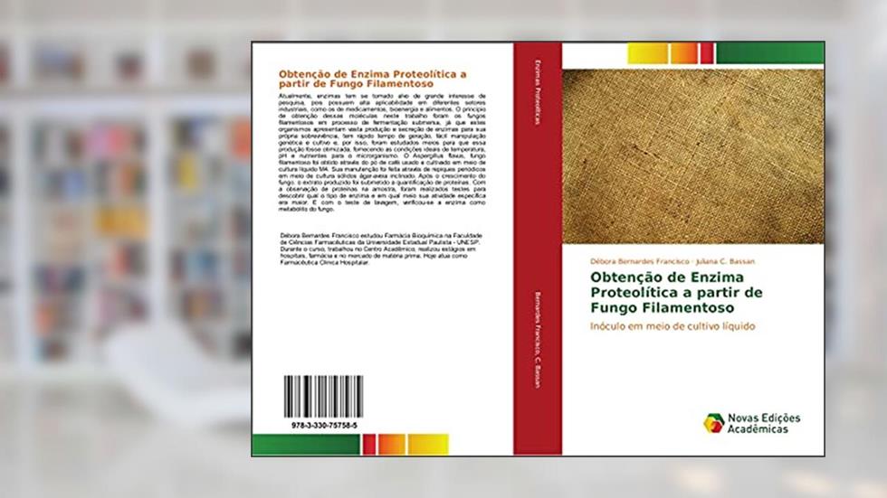 Obtenção de Enzima Proteolítica a partir de Fungo Filamentoso: Inóculo em meio de cultivo líquido, do autor Débora Bernardes Francisco; Juliana C. Bassan