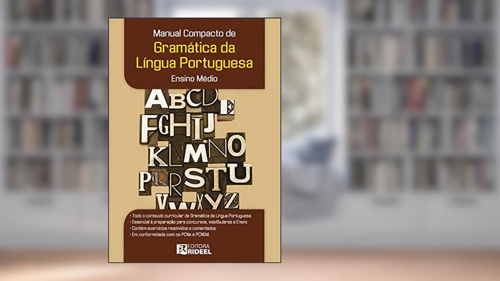 Manual compacto de gramática da língua portuguesa - Ensino Médio, do autor Benedicta Aparecida Costa dos Reis
