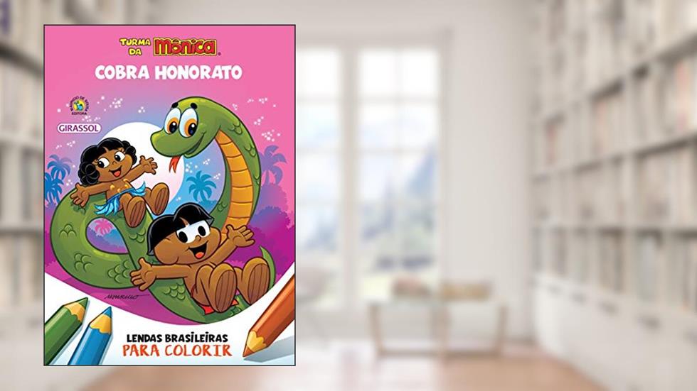 Turma da Mônica - Lendas Brasileiras para Colorir - Cobra Honorato, do autor Mauricio Sousa; Paula Furtado