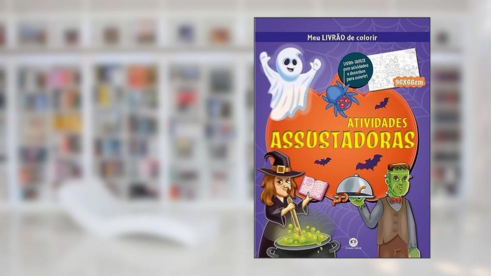 Atividades assustadoras - Meu livrão de colorir, do autor Daniel Klein