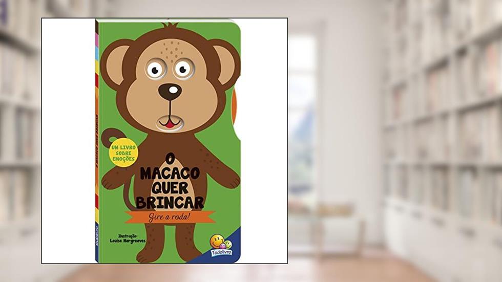 Gire o Disco! Um livro sobre Emoções: Macaco, do autor Tulip Books