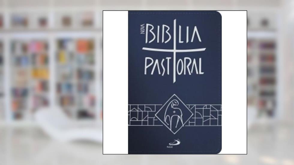 Bíblia Pastoral - Média - Zíper: Azul, do autor Paulus Editora