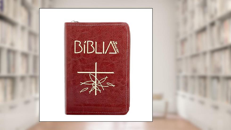 BÍblia de Aparecida Bolso Zíper Marrom, do autor Editora Santuário