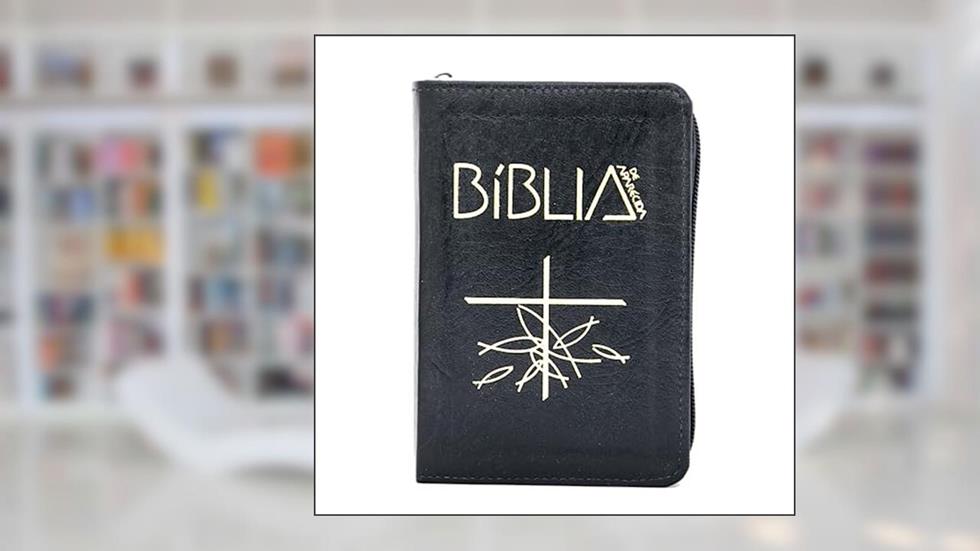 BÍblia de Aparecida Bolso Zíper Preta, do autor Editora Santuário