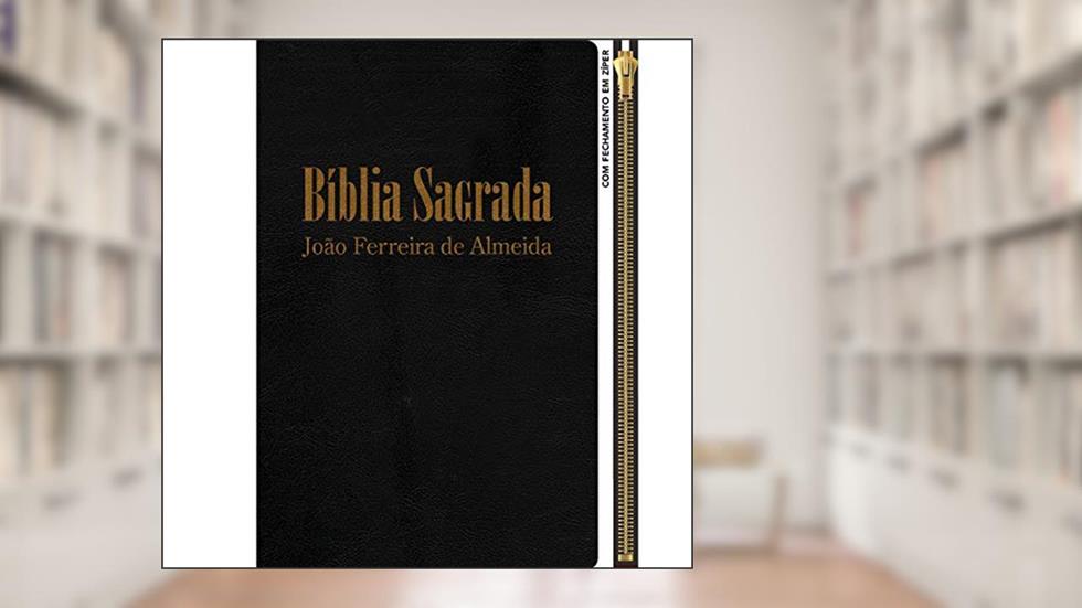 Bíblia RC gigante - Capa zíper preta, do autor João Ferreira de Almeida