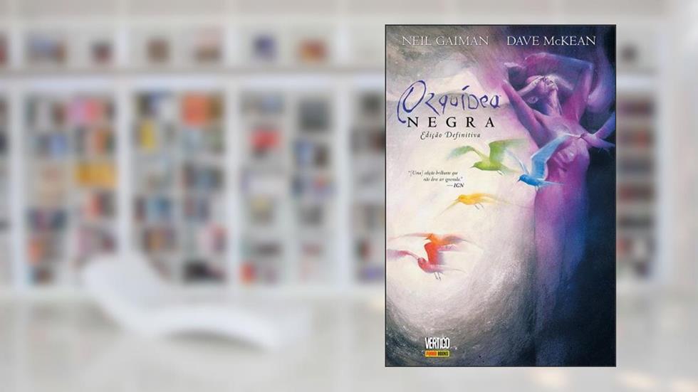 Orquídea Negra, do autor Neil Gaiman