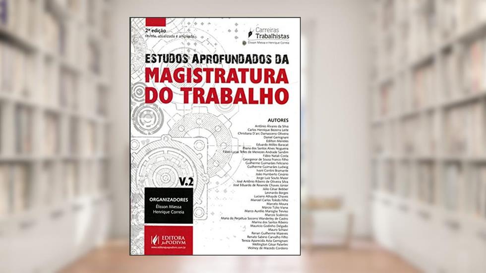 Estudos Aprofundados Magistratura Do Trabalho - V.1 - 2ed 2015, do autor Varios Autores