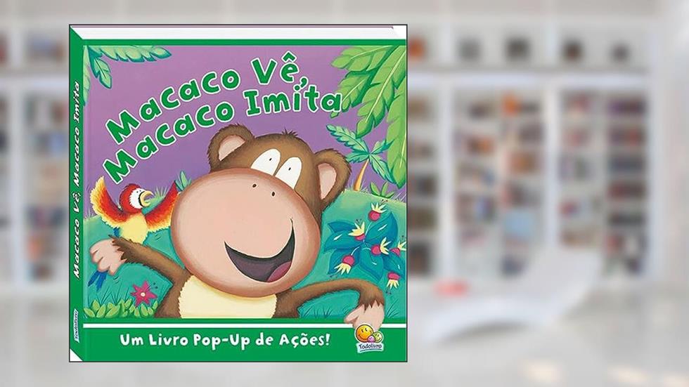 Histórias Pop up: Macaco, do autor Liza Miller