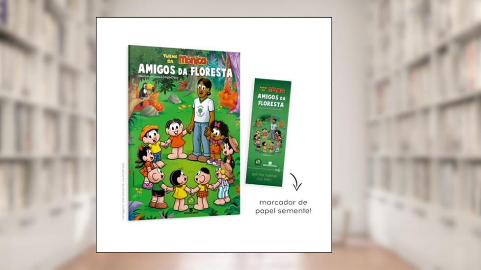Amigos Da Floresta - Acompanha Brinde, do autor Sérgio Olaya; Mauricio De Sousa
