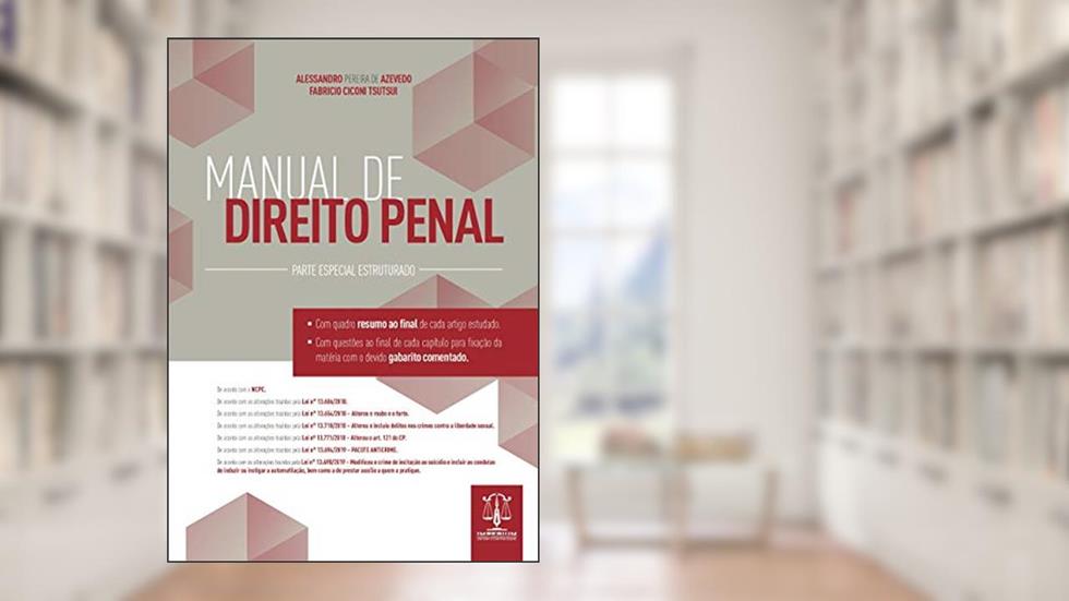 Manual de Direito Penal Estruturado, do autor Alessandro Pereira" "azevedo; Fabricio Cicone" "tsutsui