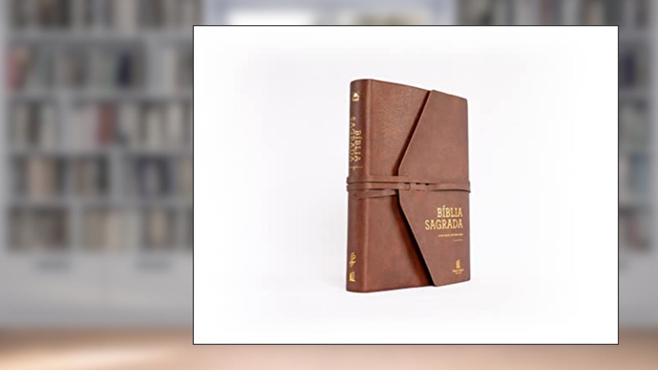 Bíblia NVI, Couro Soft, Marrom Artesanal, Espaço para Anotações, Leitura Perfeita, do autor Thomas Nelson Brasil