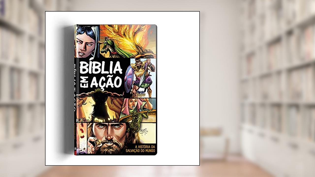 Capa de Bíblia em ação - Capa dura impressa única, do autor Sérgio Cariello