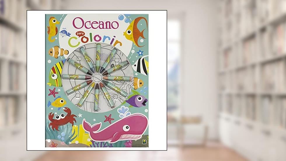 Cores em Ação! Oceano para Colorir, do autor Brijbasi Art Press Ltd