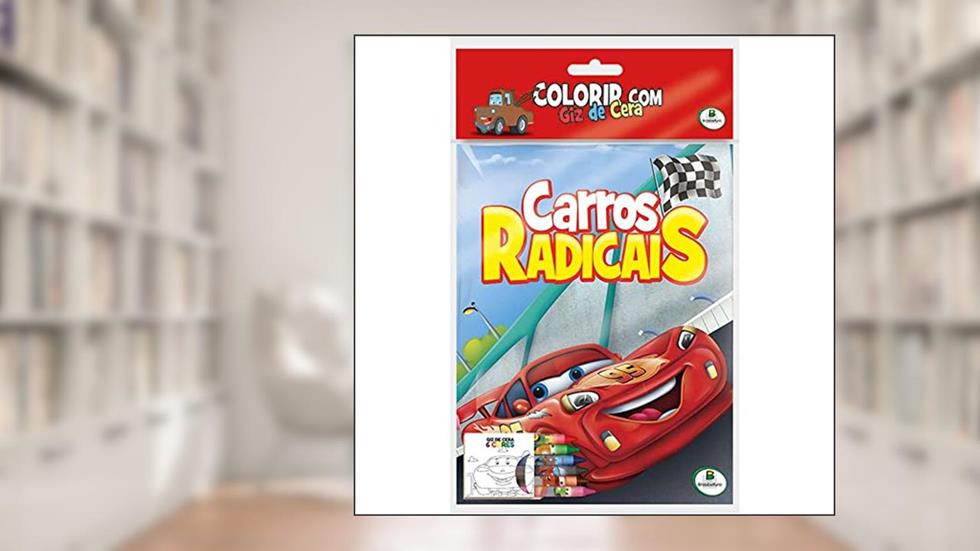 Colorir com Giz de Cera: Carros Radicais, do autor Todolivro