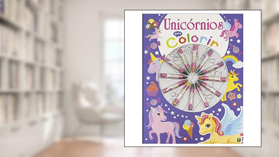 Cores em Ação! Unicórnios para Colorir, do autor Brijbasi Art Press Ltd