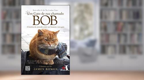 Capa de Um Gato de rua Chamado Bob, do autor James Bowen