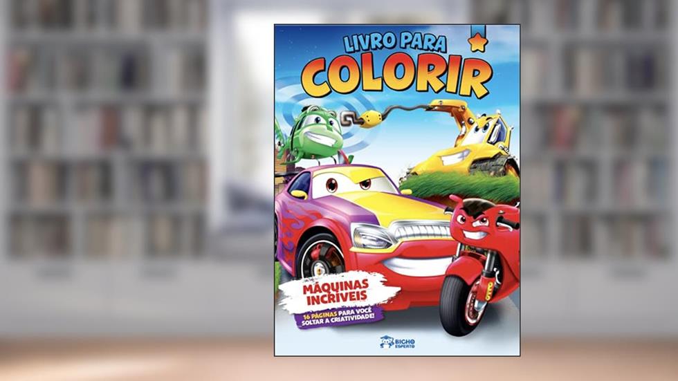 Livro para Colorir Meninos - Máquinas Incríveis, do autor Eduardo Starke