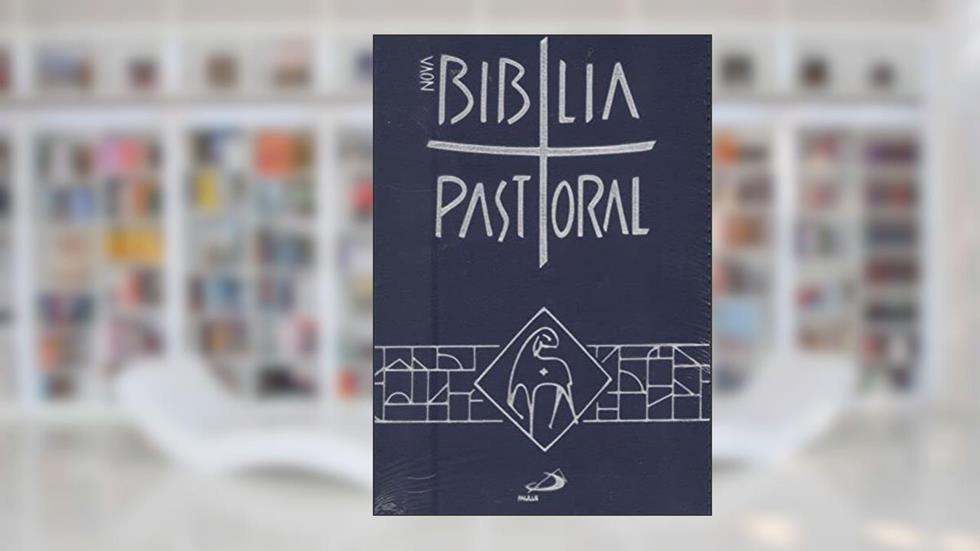 Bíblia Pastoral - Média - Encadernada: Azul, do autor Paulus Editora