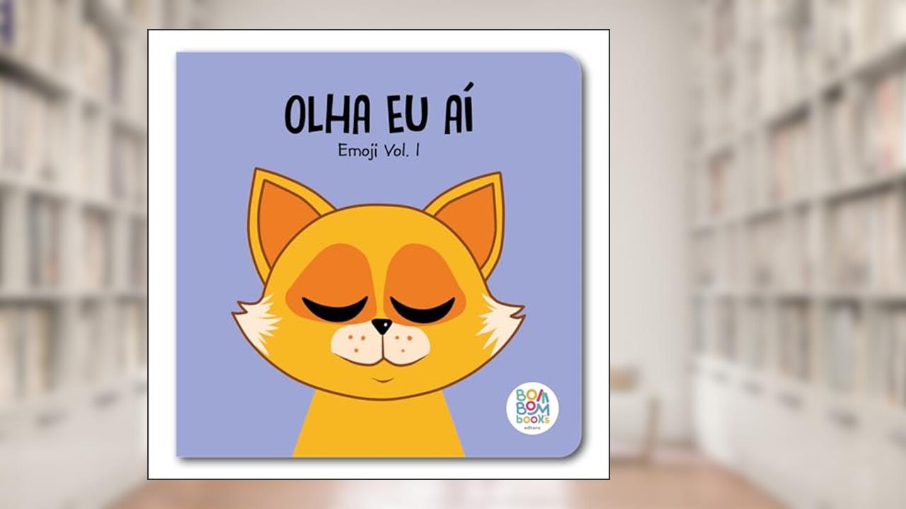 OLHA EU AI EMOJI VOL 1 - COM ESPELHOS EM CADA PAGINA E ABAS, do autor Vários Autores