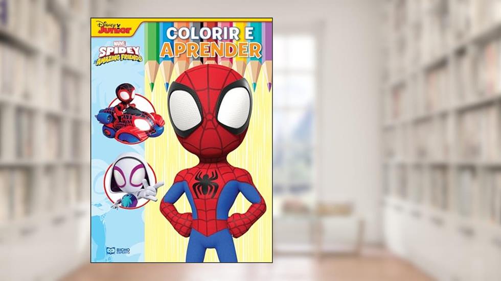 Colorir e Aprender Marvel - Spidey 1 Aranha, do autor Eduardo Starke