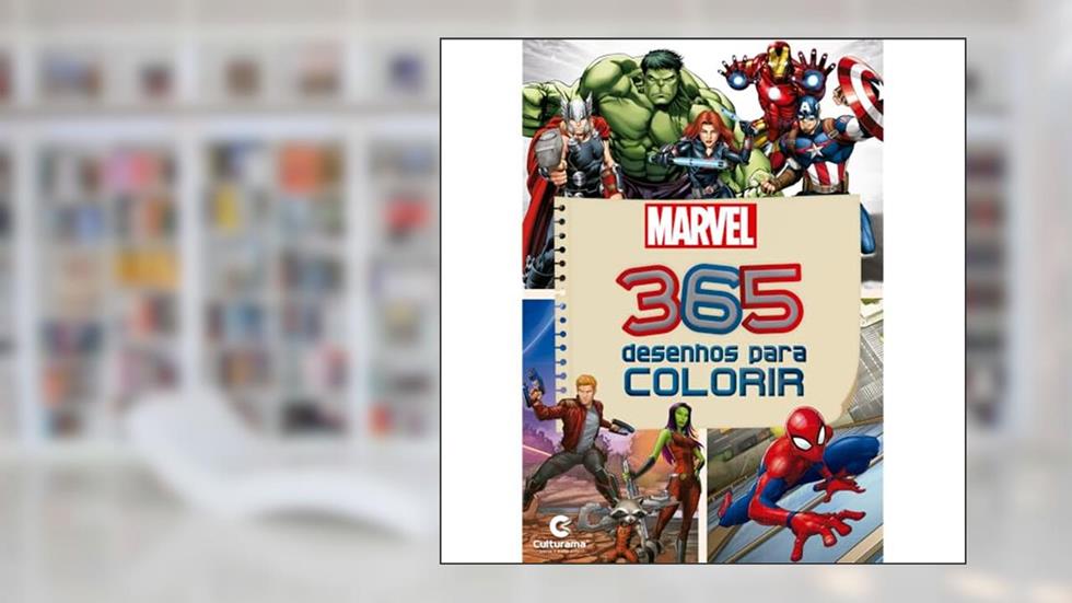 365 Desenhos para Colorir Marvel, do autor Culturama