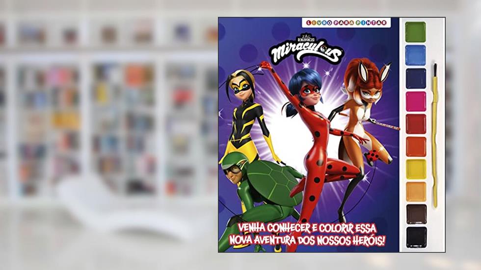 Miraculous Ladybug Livro para Pintar com Aquarela, do autor On Line Editora