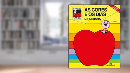 Capa de As Cores e os Dias da Semana, do autor Ziraldo Alves Pinto