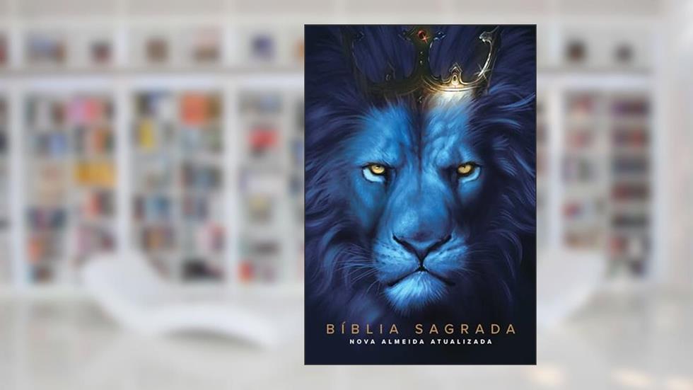 Bíblia NAA Leão azul: Nova Almeida Atualizada, do autor Maquinaria Editorial