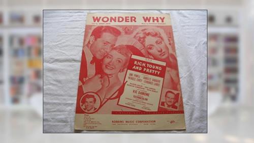 Capa de WONDER WHY SAMMY CAHN 1951 SHEET MUSIC SHEET MUSIC FOLDER 406, do autor WONDER WHY SAMMY CAHN 1951 SHEET MUSIC SHEET MUSIC FOLDER 406