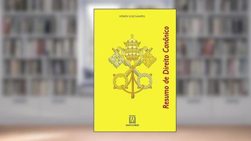 Capa de Resumo de Direito Canonico, do autor Edson Luiz Sampel