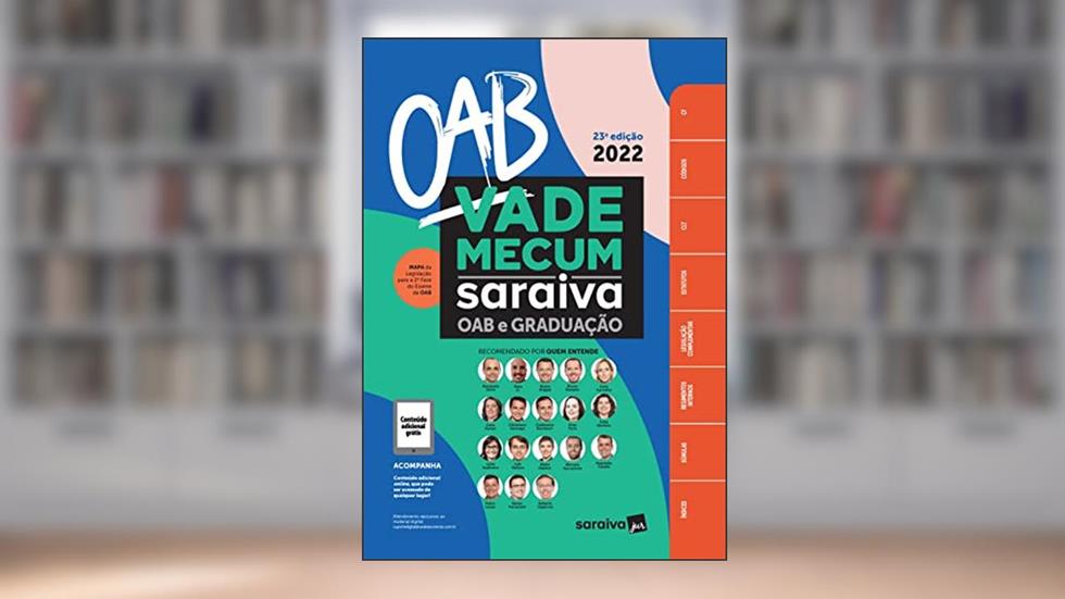 Vade Mecum Saraiva Oab E Graduação - 23ª edição 2022, do autor Editora Saraiva