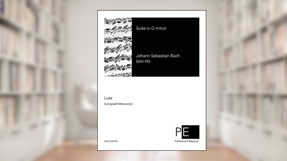 Suite in G minor, BWV 995, do autor Johann Sebastian Bach
