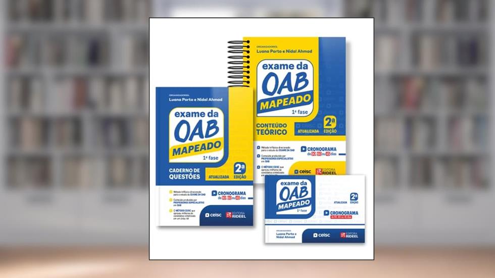 Exame da OAB Mapeado - 2ª Edição/2022 - Kit Completo, do autor Nidal Ahmad