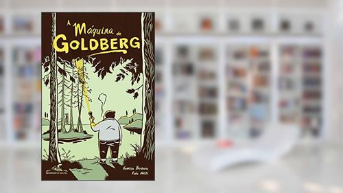 Capa de A máquina de Goldberg, do autor Vanessa Barbara; Fido Nesti