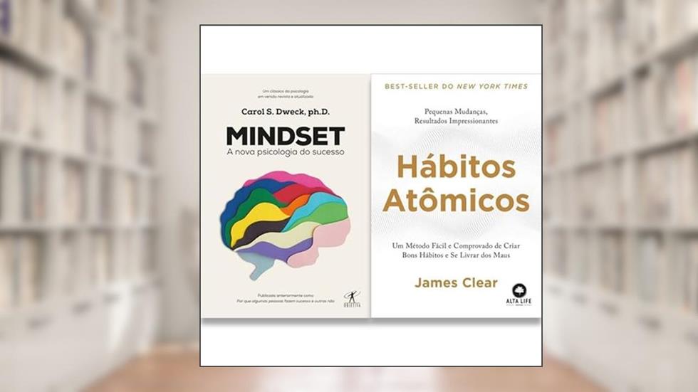 Kit: Mindset + Hábitos atômicos, do autor VÁRIOS AUTORES
