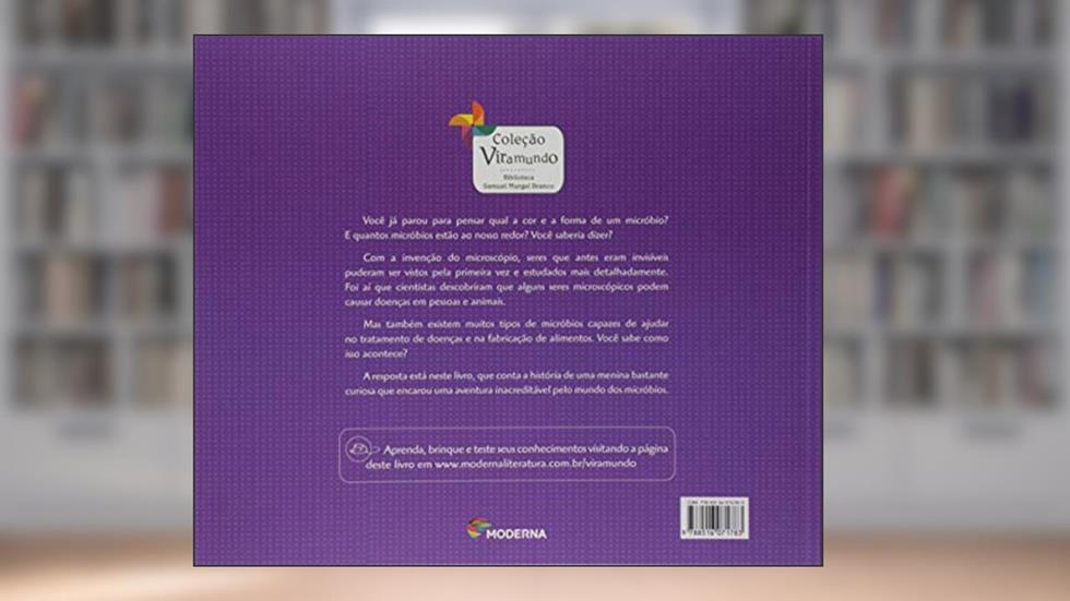 Viagem ao mundo dos micróbios, do autor Samuel Murgel Branco