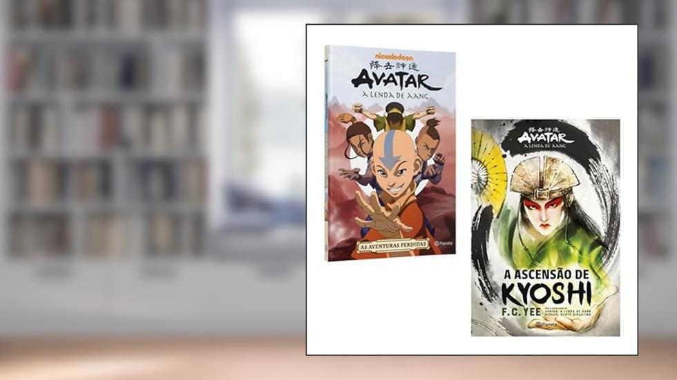 KIT 2 LIVROS AVATAR - A LENDA DE AANG: AS AVENTURAS PERDIDAS + A ASCENSÃO DE KYOSHI, do autor VARIOS AUTORES