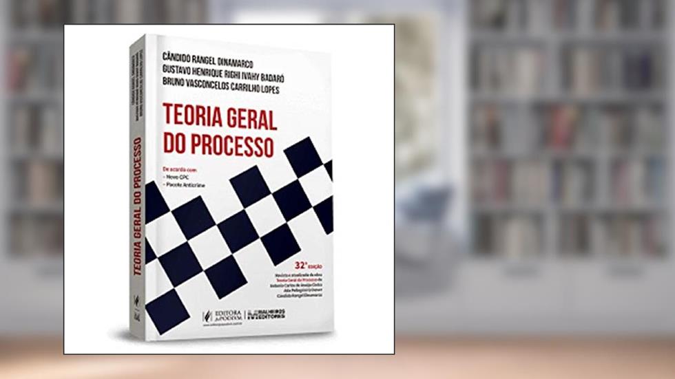 Teoria Geral Do Processo (2020), do autor Candido Rangel Dinamarco