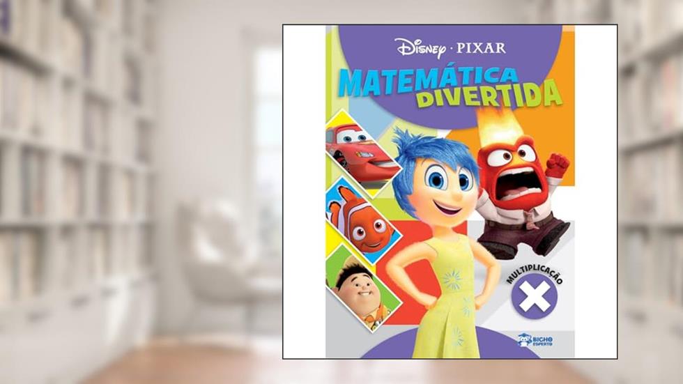 Matemática Divertida Disney Pixar - Multiplicação, do autor Bicho Esperto