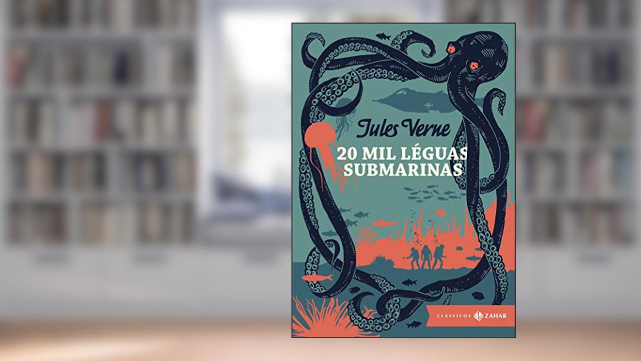 20 mil léguas submarinas: edição bolso de luxo, do autor Jules Verne