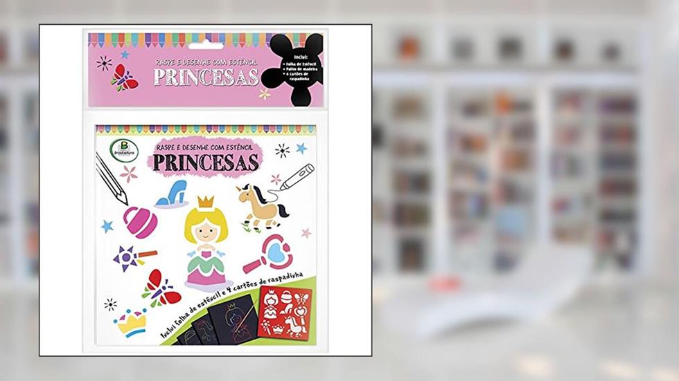 Raspe e Desenhe com Estêncil: Princesas, do autor Sterling Graphics Pvt.