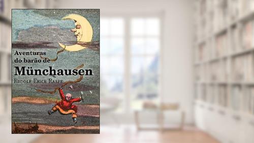 Capa de Aventuras do barão de Münchausen, do autor Rudolf Erich Raspe