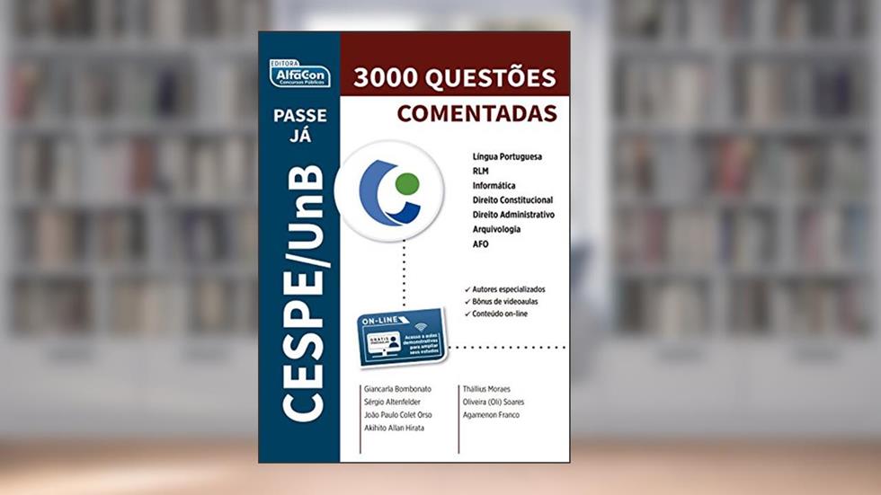 Banca CESPE. 3000 Passe Já. 3000 Questões Comentadas, do autor Vários Autores