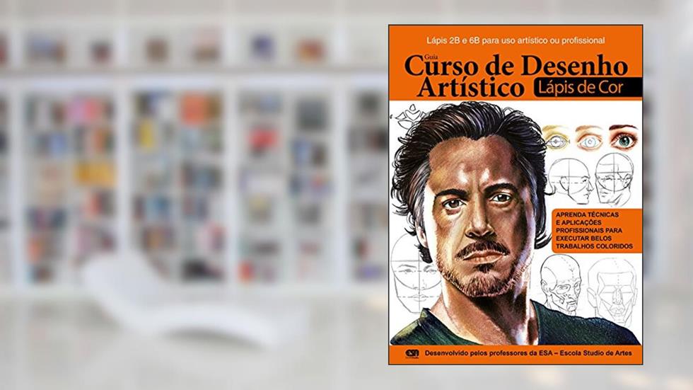 Guia Curso de Desenho Artístico - Rosto: com lápis de cor Ed.01 (Curso de Desenho Artístico Lápis de Cor Livro 1), do autor On Line Editora