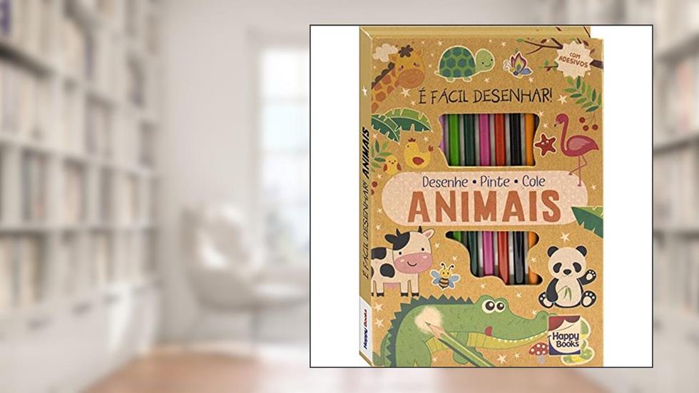 É Fácil Desenhar! Animais, do autor BRIJBASI ART PRESS